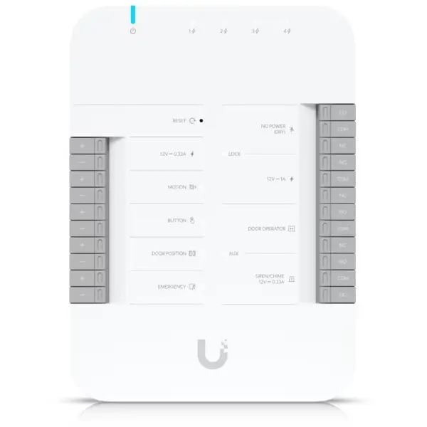UBIQUITI Controler de acces Ubiquiti UA-HUB-DOOR, 5x Gigabit Ethernet, PoE++