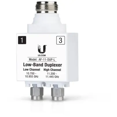 UBIQUITI Duplexor Ubiquiti AF-11-DUP-L, banda joasa, compatibil AirFiber 11/11FX, moduri SISO/MIMO