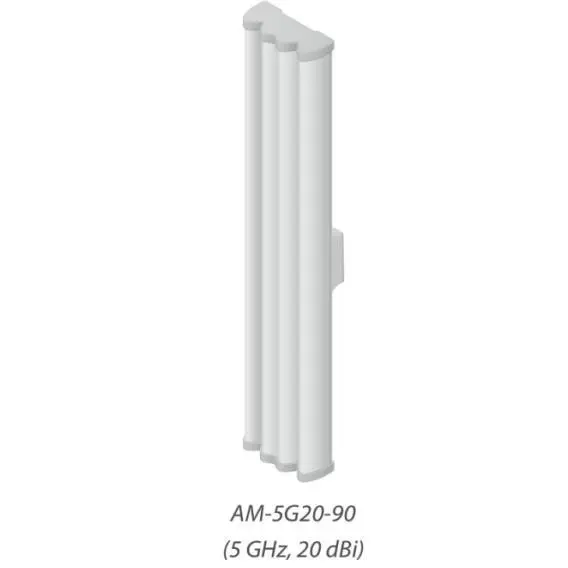 UBIQUITI Ubiquiti AM-5G20 5GHz AirMax 2x2 MIMO Basestation Sector Antenna 20dBi, 90deg