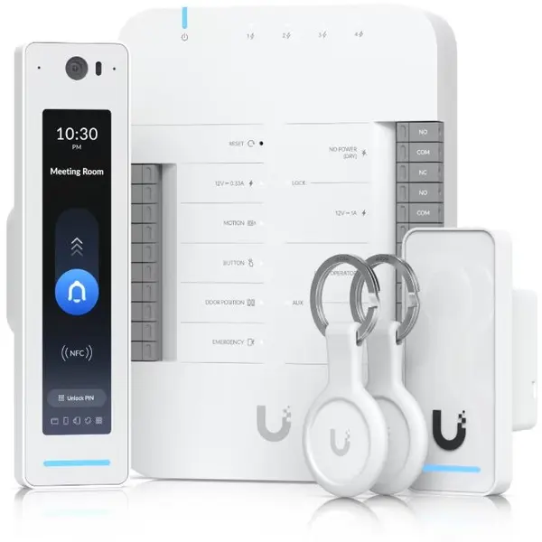 UBIQUITI Ubiquiti Kit G3 Starter Pro, Control acces, 1 Hub, 2 Cititoare, Suport Touch Pass, UA-G3-SK-PRO