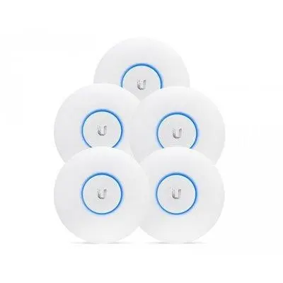 UBIQUITI Ubiquiti UniFi UAP AC PRO 2.4GHz/5GHz, 802.11ac, No PoE adapters in Set - 5 Pack