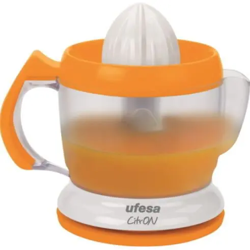 Ufesa Storcator de citrice Ufesa EX4939, 40W, 0.6L, portocaliu