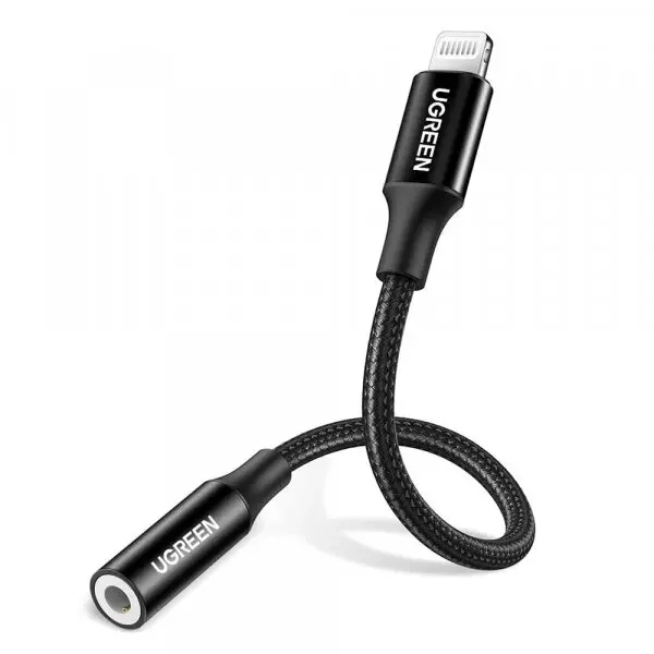 Ugreen Adaptor Audio Lightning - 3.5mm UGREEN US211 (30756), Negru