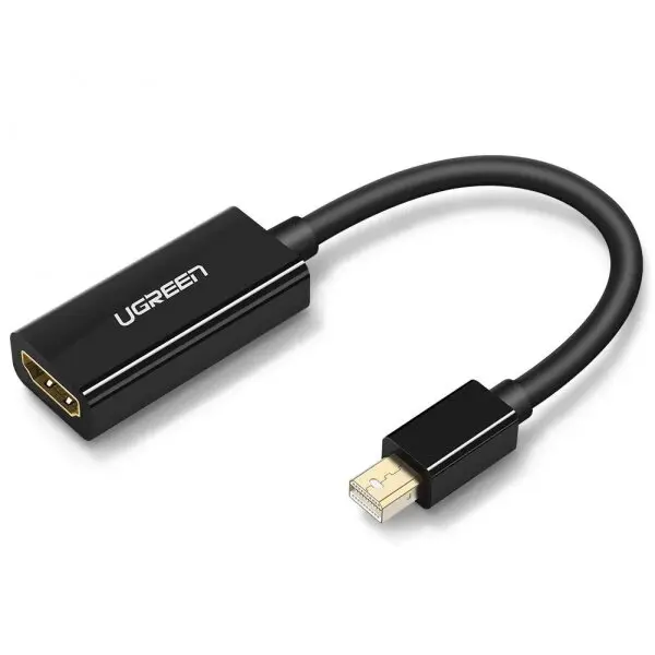 Ugreen Adaptor Video UGREEN MD112 (10461), MiniDisplayPort la HDMI, Negru