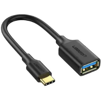 Ugreen CABLU ADAPTOR Ugreen OTG, US154, USB Type-C(T) to USB 3.0(M), 5Gbps, lungime 15cm, PVC, negru