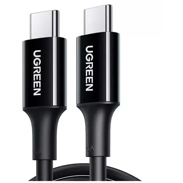 Ugreen CABLU alimentare si date Ugreen, US300, Fast Charging Data Cable pt. smartphone,USB Type-C la Type-C, 1m, negru