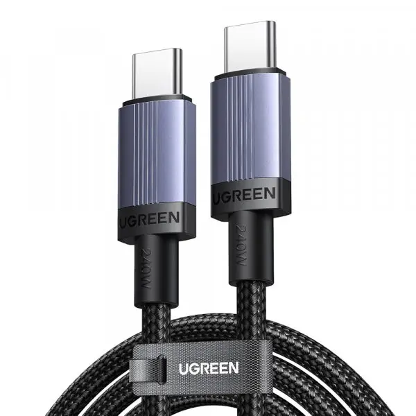 Ugreen Cablu Date si Incarcare USB-C - USB-C UGREEN L532, 240W, 3m, Gri