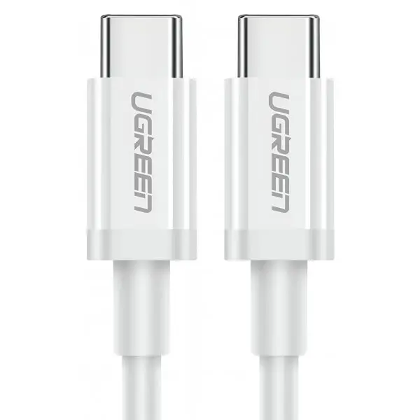 Ugreen Cablu Date si Incarcare USB-C - USB-C UGREEN US264, 60W, 0.5m, Alb