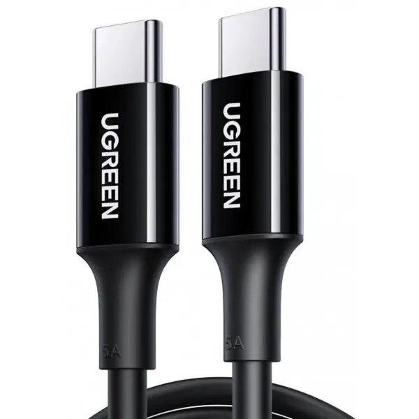 Ugreen Cablu Date si Incarcare USB-C - USB-C UGREEN US300, 100W, 2m, Negru