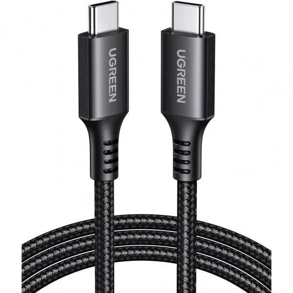 Ugreen Cablu Date si Incarcare USB-C - USB-C UGREEN US567, 60W, 1m, Gri