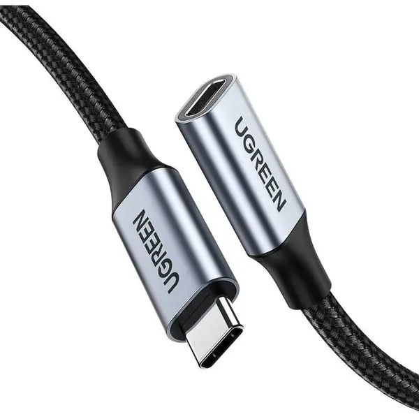 Ugreen CABLU USB Type-C Ugreen prelungitor, US372 USB Type-C (T) la USB Type-C (M), 1m, gri