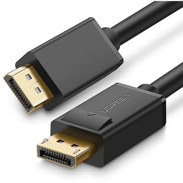Ugreen CABLU video Ugreen, DP102 DP (T) la DP (T), rezolutie maxima 4K UHD (3840 x 2160) la 30 Hz, conectori auriti, 1.5m, negru 10245 - 6957303812455
