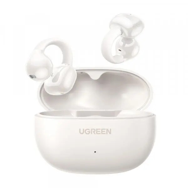 Ugreen Casti wireless, Ugreen, HiTune S3 WS209, Bluetooth 5.4, alb, 30 ore autonomie, TWS, Alb