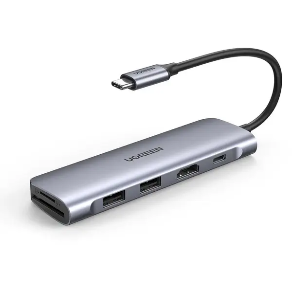 Ugreen Docking Station conectare PC Ugreen CM195, Gri