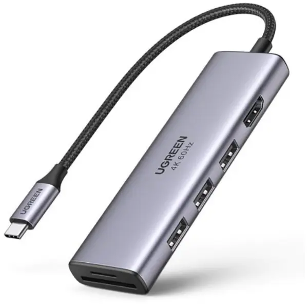 Ugreen Docking Station conectare PC Ugreen CM511, Gri