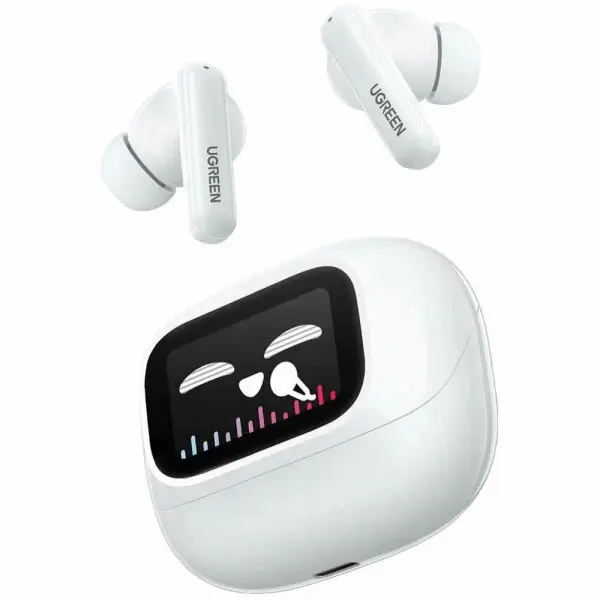 Ugreen Handsfree Bluetooth Ugreen HiTune T6 Magic WS211, TWS, ANC, MultiPoint, Alb