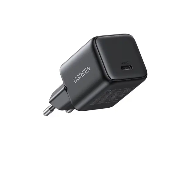 Ugreen Incarcator de retea Ugreen 30W QC4 5V/3A USB-C GaN Fast Charging, Negru