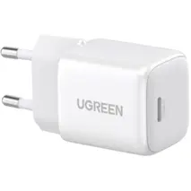 Ugreen INCARCATOR retea Ugreen, Nexode CD319 Quick Charge 30W GaN, 1 x USB Type-C 5V/3A, alb