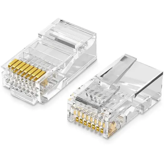 Ugreen MUFA RJ-45 Ugreen, NW110 pt. cablu UTP, Cat5/Cat5e, RJ-45 (T), plastic, 50 buc, 20331 - 6957303823314