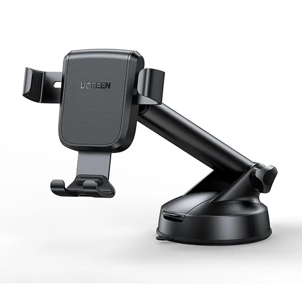 Ugreen Suport auto Ugreen Gravity, cu ventuza, rotire 360°, Negru