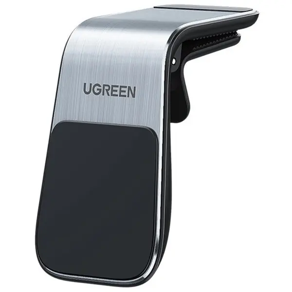 Ugreen Suport telefon Ugreen 80712B, magnetic pentru masina, fixare gila ventilatie, Argintiu