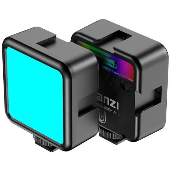 Ulanzi Lampa LED, Ulanzi, VL49 RGB, Cu Baterie, compatibil cu Smartphone, GoPro, Camera, Multicolor