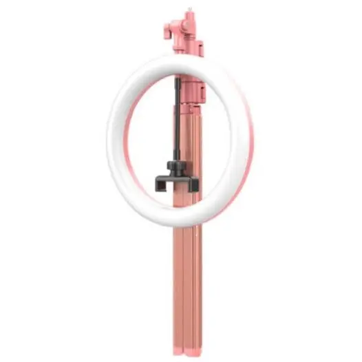 Ulanzi Selfie Ring Light LED roz Ulanzi cu stativ si telecomanda