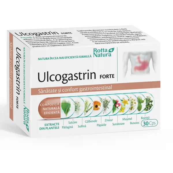 Ulcogastrin forte, 30 capsule, Rotta Natura