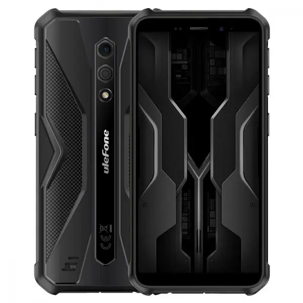 Ulefone Telefon mobil Ulefone Armor X12 Pro, 4G, IPS 5.45, 8GB RAM, 64GB, Android 13, MediaTek Helio G36, NFC, 4860mAh, Dual SIM, Negru