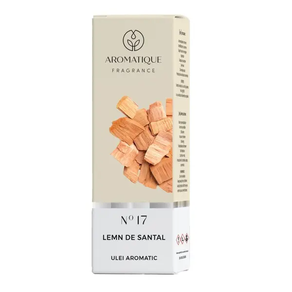 Ulei Aromat, Aromatique Lemn de Santal, 10 ml, Ambalat la Cutie