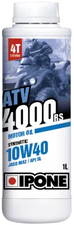 Ulei ATV 4T Ipone ATV 4000 10W40 Sintetic - JASO MA2 - API SL, 4L