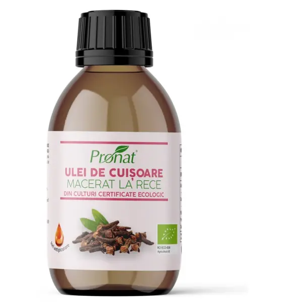 Ulei BIO de cuisoare macerat la rece, 100 ml