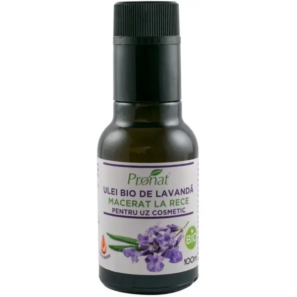 Ulei BIO de Lavanda, Macerat la Rece, 100 ml, Pronat