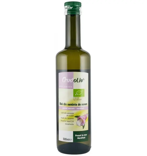 Ulei bio din seminte de susan 500 ml Crudolio
