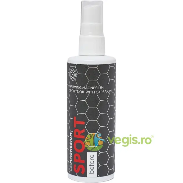 Ulei cu Efect de Incalzire cu Magneziu si Capsaicin Before Sport 125ml