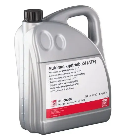 Ulei cutie viteze automata FEBI BILSTEIN 100706, albastru, volum 5 litri 5L