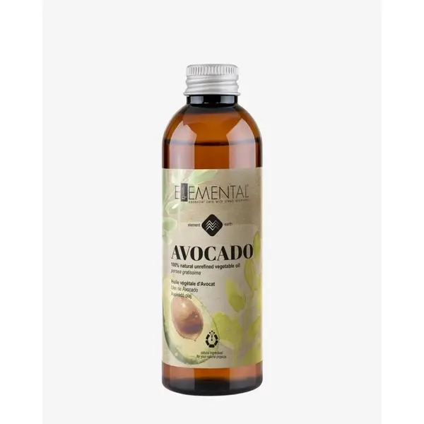 Ulei de avocado crud, 100 ml, Ellemental