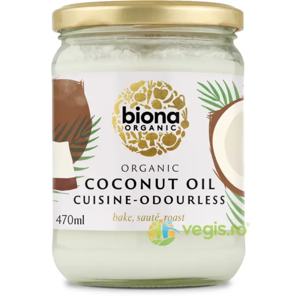 Ulei de Cocos fara Miros pentru Gatit Ecologic/Bio 470ml