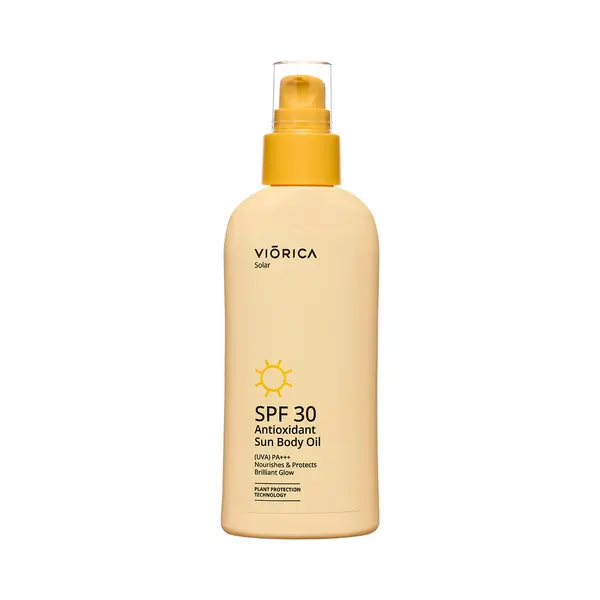 Ulei de corp de protectie solara antioxidant SPF 30 Solar, 150ml, Viorica
