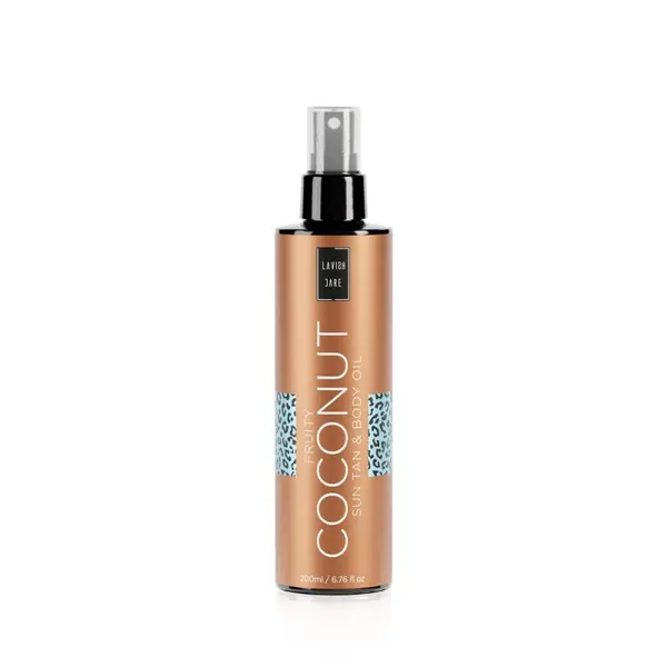 Ulei de corp Sun Tan Oil Fruity Coconut, 200ml, Lavish Care