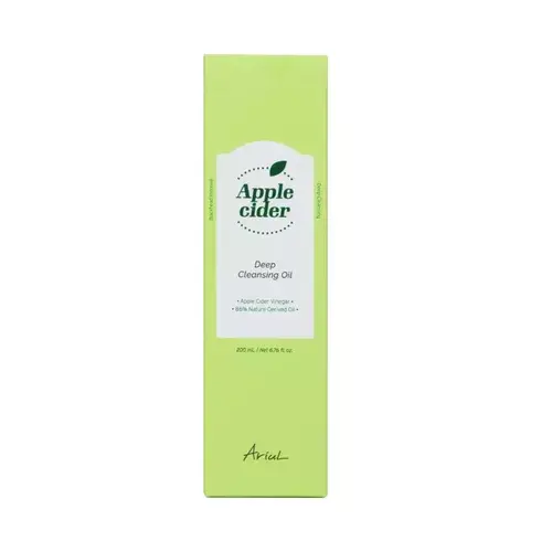 Ulei de Curățare a Tenului - Apple Cider Deep Cleansing - pentru Pori, Machiaj, Sebum și Puncte Negre, 200ml | Ariul
