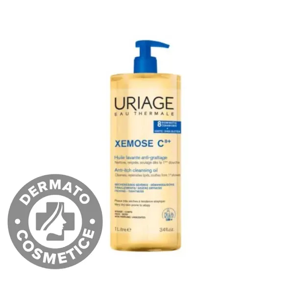Ulei de curatare anti-prurit Xemose C8+, 1000ml, Uriage