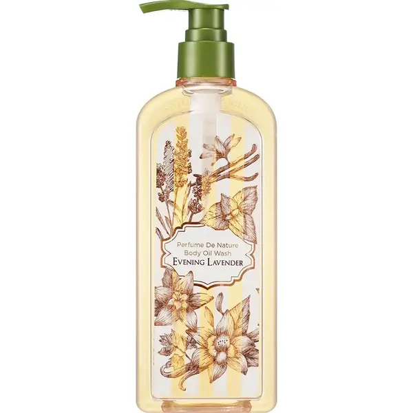 Ulei de dus Evening Lavender Perfume de Nature, 345ml, Nature Republic