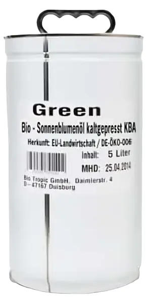 Ulei de floarea soarelui, 5 l, verde