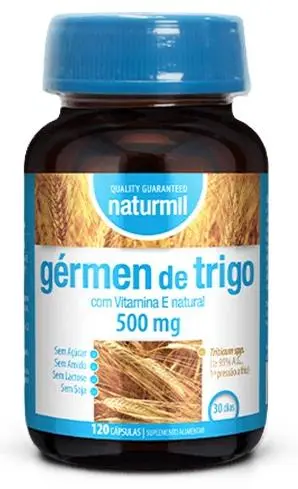 Ulei de grâu de iarnă + Vitamina E, 500 mg, 120 capsule, Naturmil