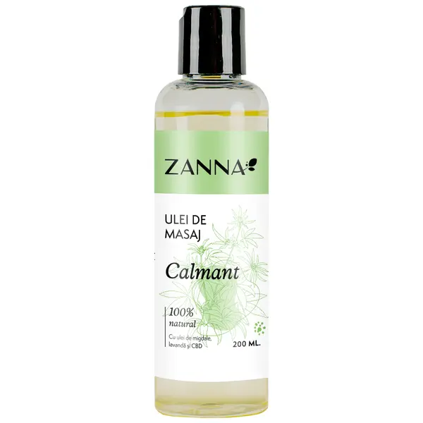 Ulei de masaj Calmant, 200ml, Zanna