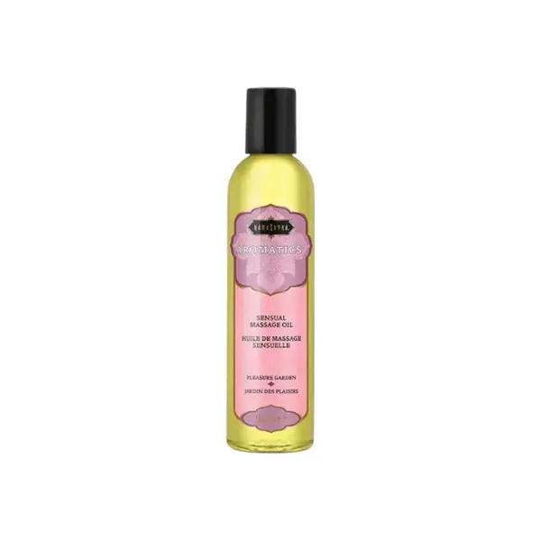 Ulei de masaj KAMASUTRA Aromatics Pleasure Garden, pentru masaj erotic, cu aromă florală și de iasomie, 59 ml