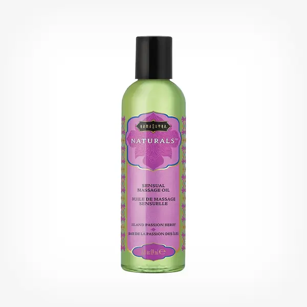 Ulei de masaj Kamasutra Naturals, cu aroma de Island Passion Berry - Fructul Pasiunii, 59 ml
