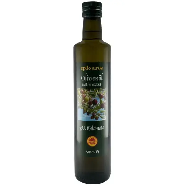 Ulei de Masline din Kalamata Bio, DOP, Epikouros, 500 ml