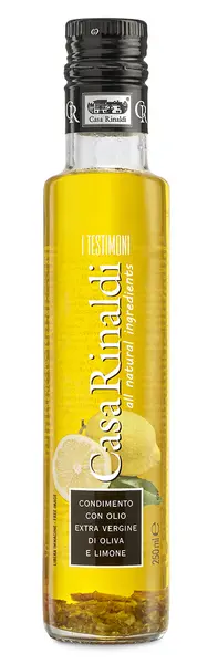 Ulei de masline extravirgin aromatizat cu lamaie 250ml, Casa Rinaldi